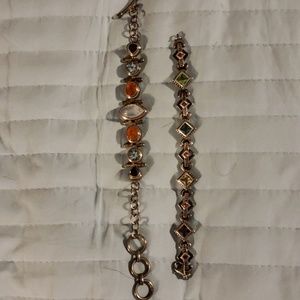 Multi color linked Bracelets